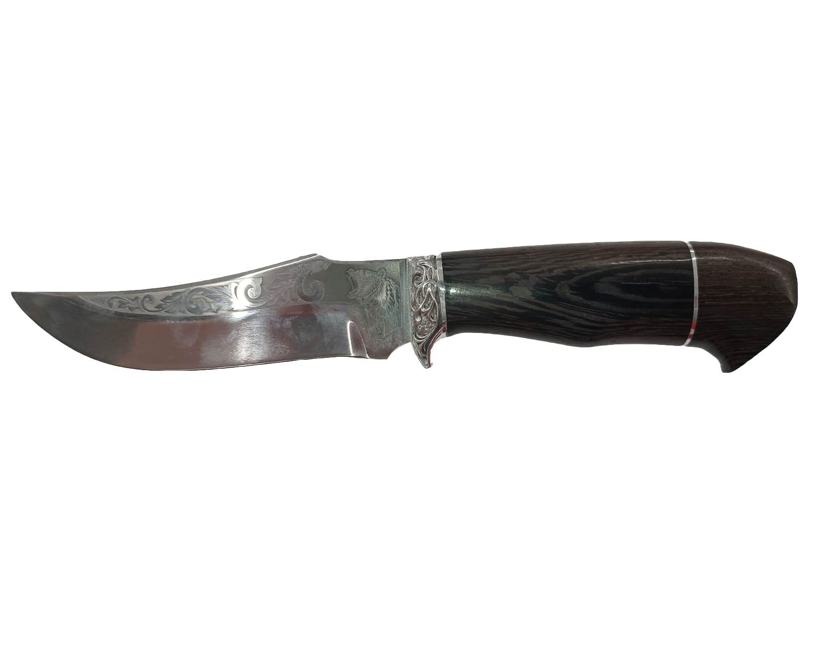 Нож Ладья Клык НТ-12 95х18 рисунок венге - фото 1