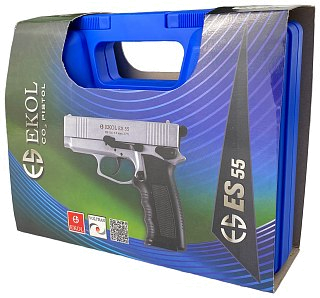 Пистолет Ekol ES 55 fume 4,5мм никель - фото 9