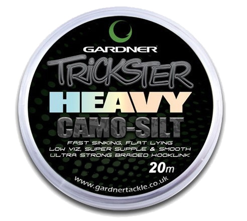 Поводочный материал Gardner trickster heavy camo silt 20lb - фото 1
