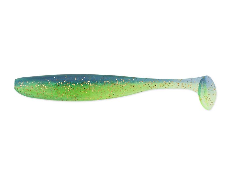 Приманка Keitech 6,5" Easy Shiner - Lime / Blue - фото 1