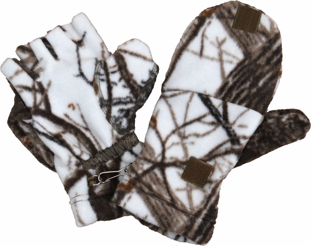 Варежки-перчатки ХСН белый лес  - фото 1