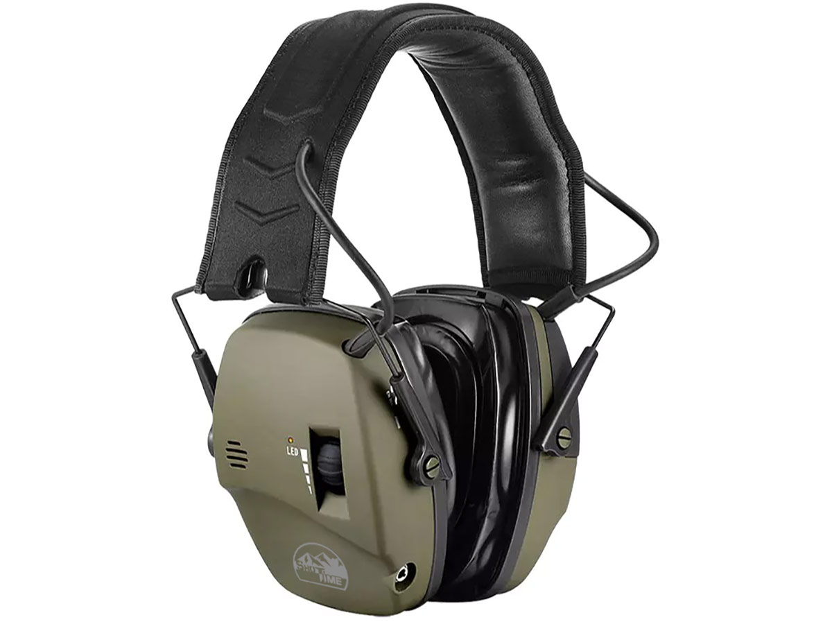 Наушники активные ShotTime 44 Pro стрелковые NRR 23dB Army green - фото 1