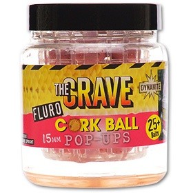 Бойлы Dynamite Baits Pink crave fluro cork ball 15мм - фото 1