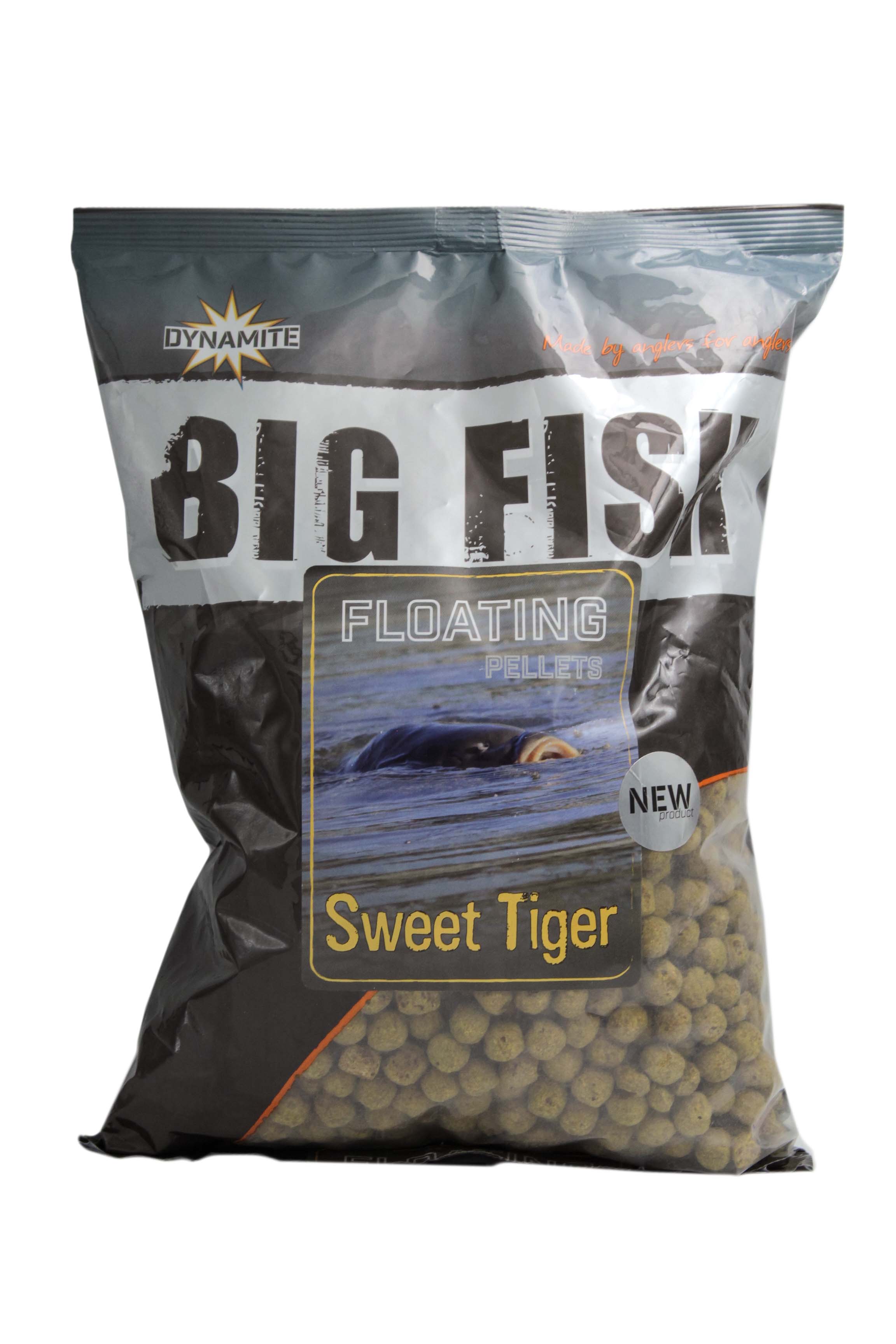 Пеллетс Dynamite Baits плавающий Big Fish sweet tiger 11мм 1,1кг - фото 1