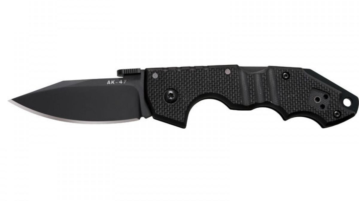 Нож Cold Steel АК-47 Mini складной клинок 7 см рук. черная G-10 - фото 1