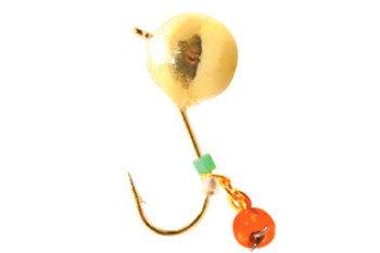Мормышка Ecopro Дробинка с ушком золотой+подвес цв.629 4мм 1/5 - фото 1