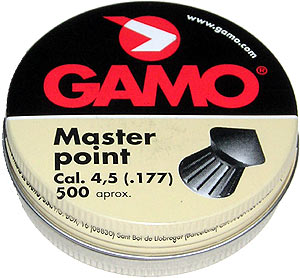 Пульки Gamo Master Point 4,5мм 0.49гр 500шт - фото 1