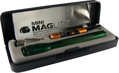 Фонарь Maglite М3А 39 2Е подарочная упаковка зеленый - фото 1