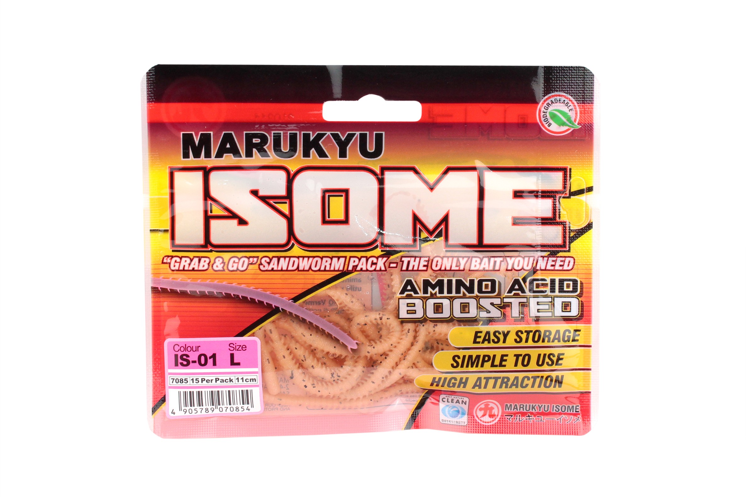 Приманка Marukyu Power Isome L IS-01 natural pink - фото 1