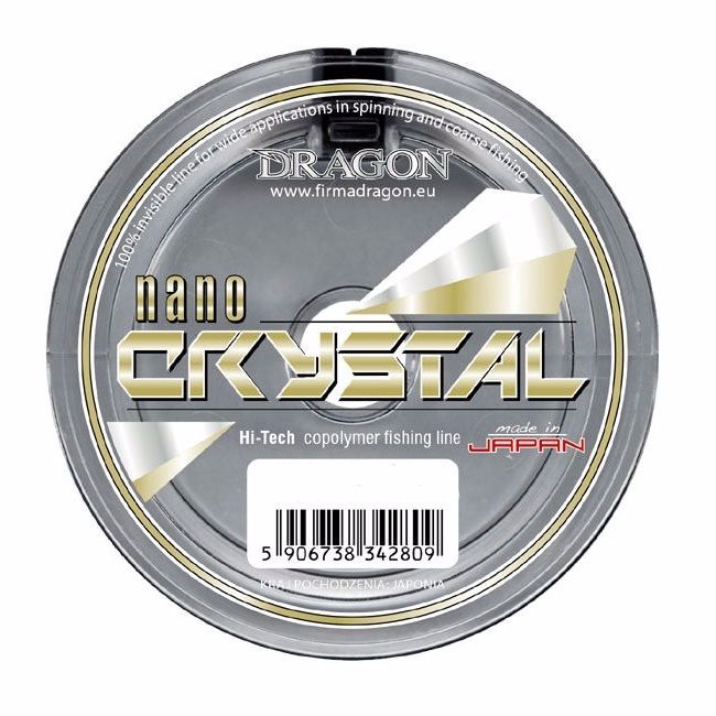 Леска Dragon Nano Crystal прозрачная 135м 0.28мм 9.20кг - фото 1