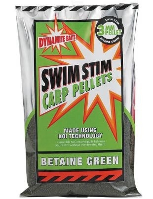 Пеллетс Dynamite Baits Swim stim betaine 3мм 900гр зеленая - фото 1