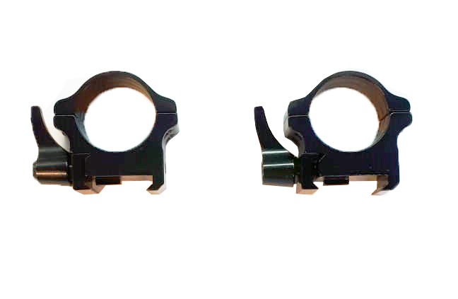 Кольца Rusan H8 Weaver быстросъемные 25,4мм рычаг - фото 1