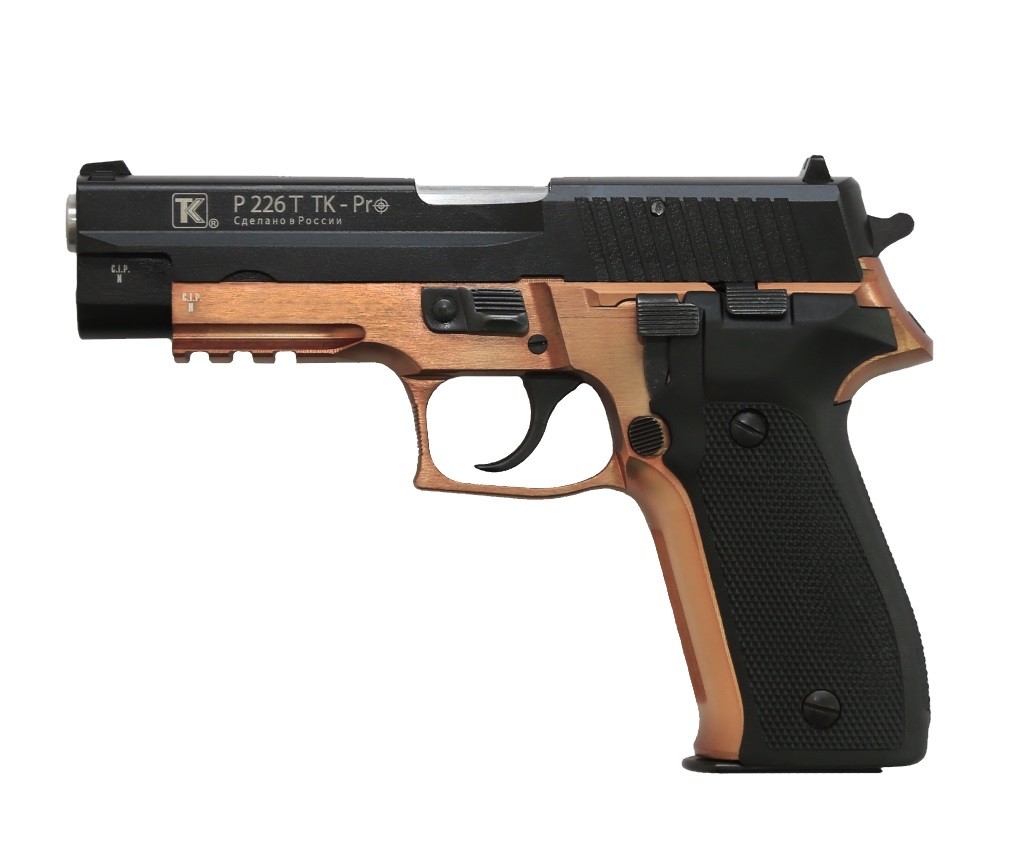 Пистолет Техкрим Р226Т ТК-Pro 10х28 SIG-Sauer bronze ОООП - фото 1