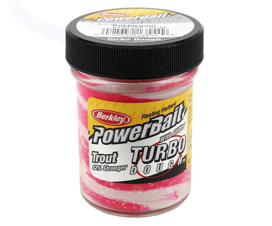 Паста Berkley Powerbait select glitter turbo dough 50гр Bubble Gum - фото 1