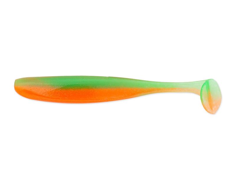 Приманка Keitech 4,5" Easy Shiner - UV Lime / Orange - фото 1