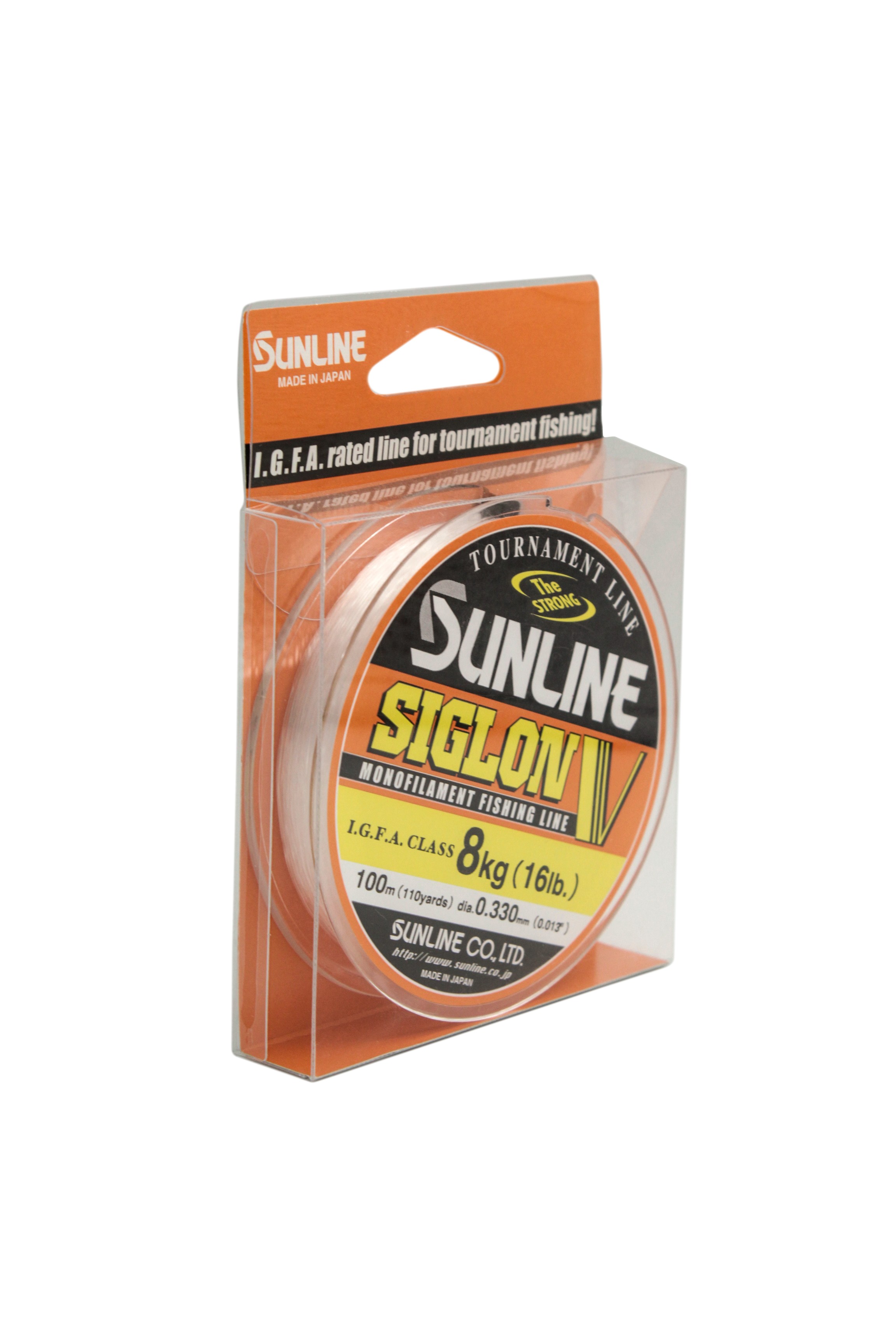 Леска Sunline Siglon V clear 100м 0,330мм 8кг - фото 1