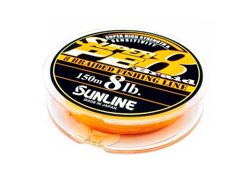 Шнур Sunline Super PE 8 braid orange 150м 8lb - фото 1