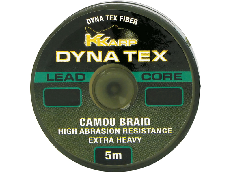 Поводочный материал K-Karp Dyna Tex Lead Core 5m Weed 60Lb - фото 1