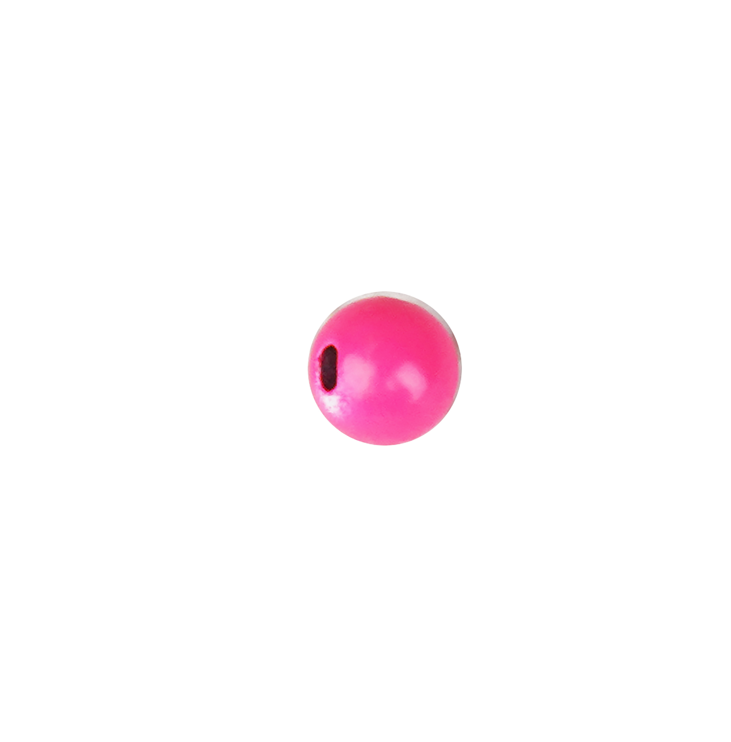 Бусина УЛОВКА с вырезом вольфрам 0,71гр 4,6мм розовый fluo уп.5шт - фото 1