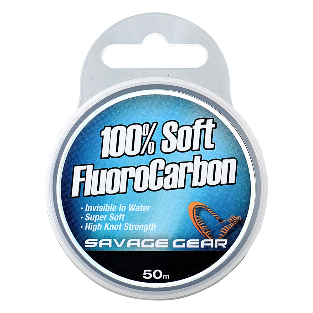 Леска Savage Gear Soft fluoro carbon 20м 0.60мм 48lbs 21.6кг - фото 1