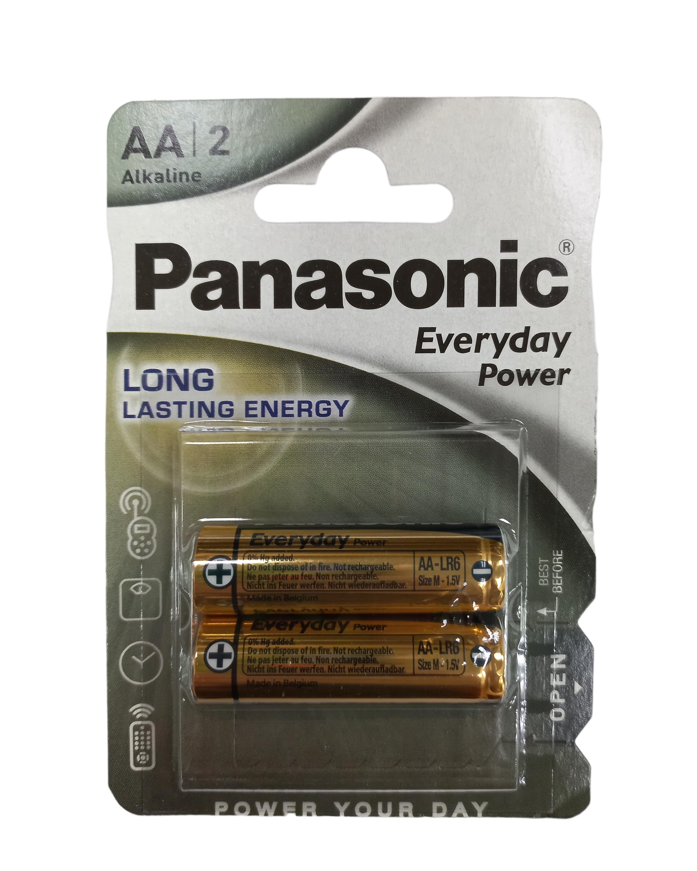 Батарейка Panasonic Everyday Power LR6 AA 1.5B уп.2шт - фото 1