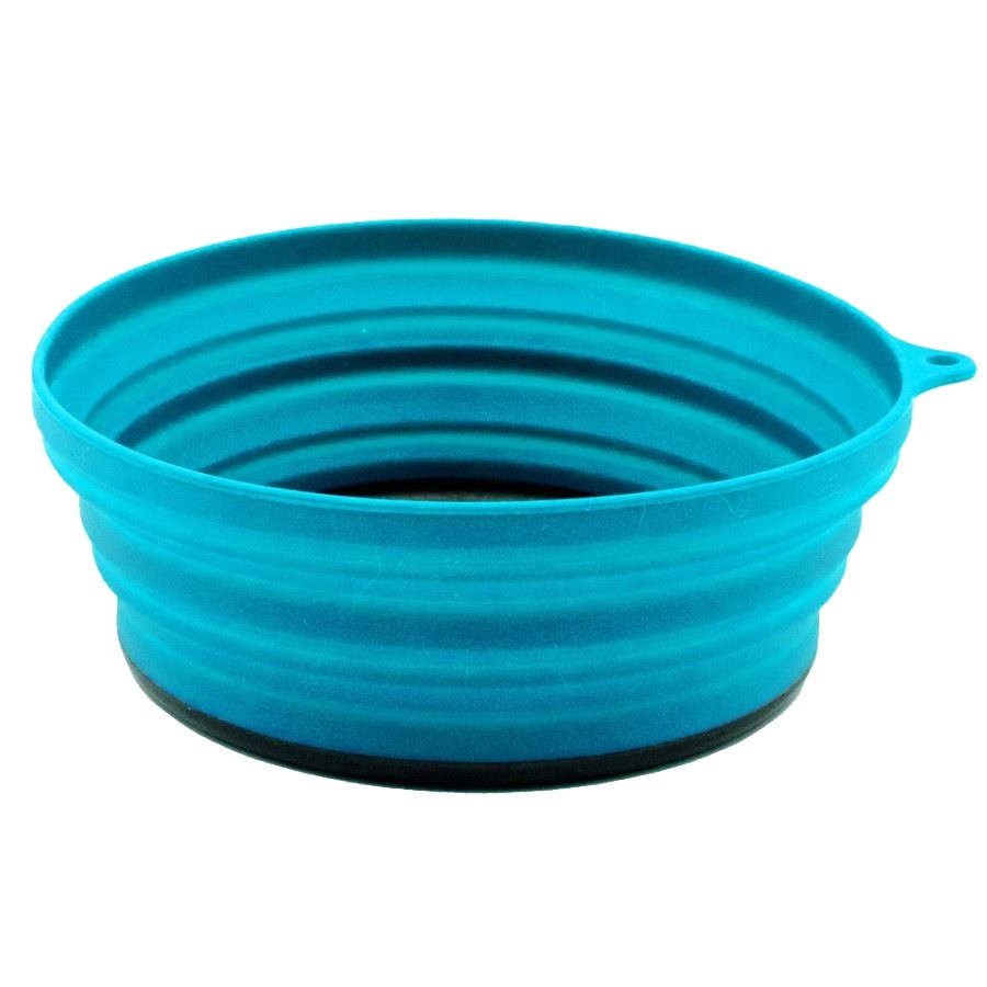 Тарелка Tramp силиконовая с пласт. дном 15*15*8,5 аквамарин - фото 1