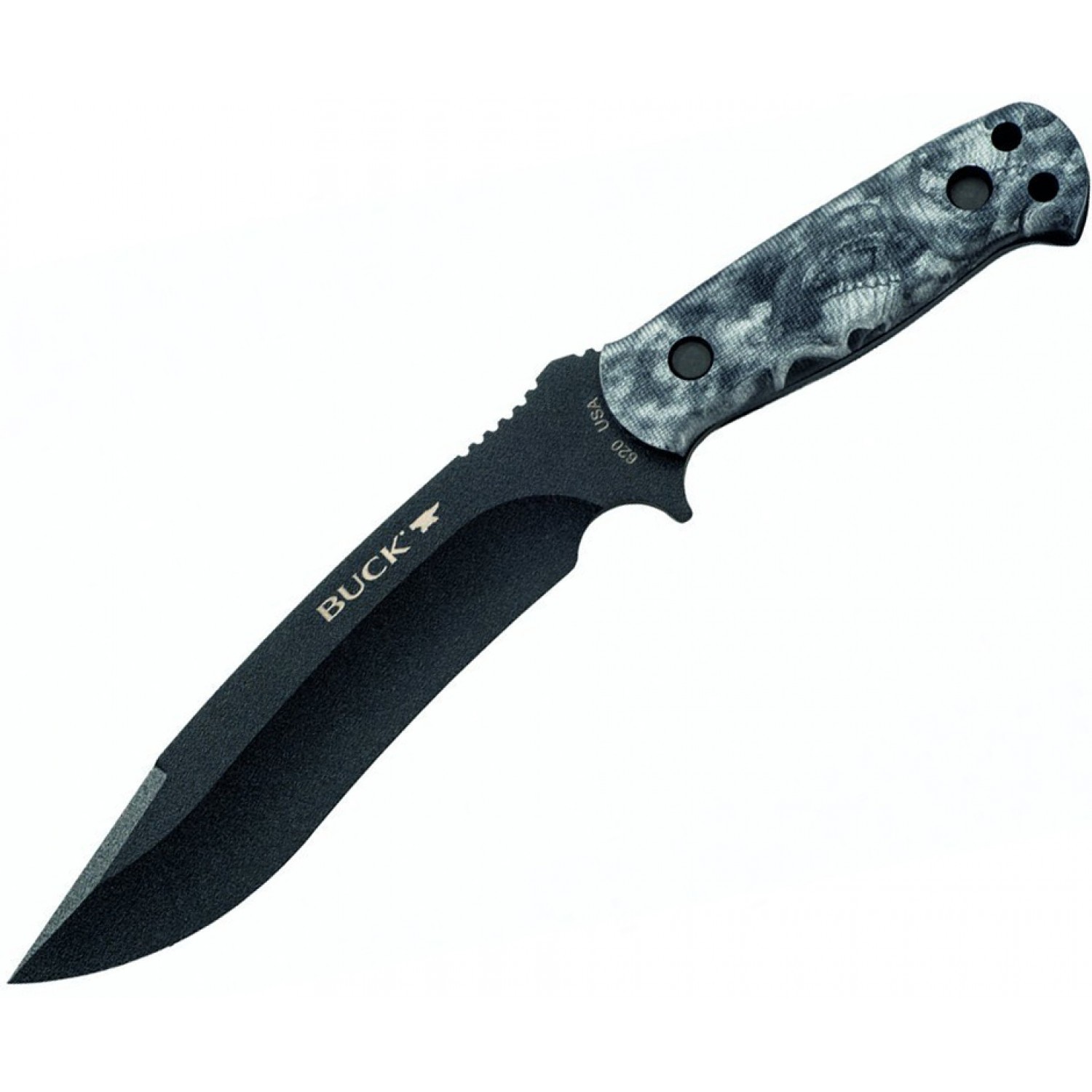 Нож Buck Reaper Black фикс. клинок 17 см сталь 420HC - фото 1