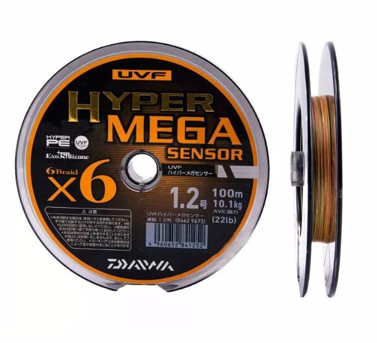 Шнур Daiwa UVF Hyper mega sensor 100м 1,2 - фото 1