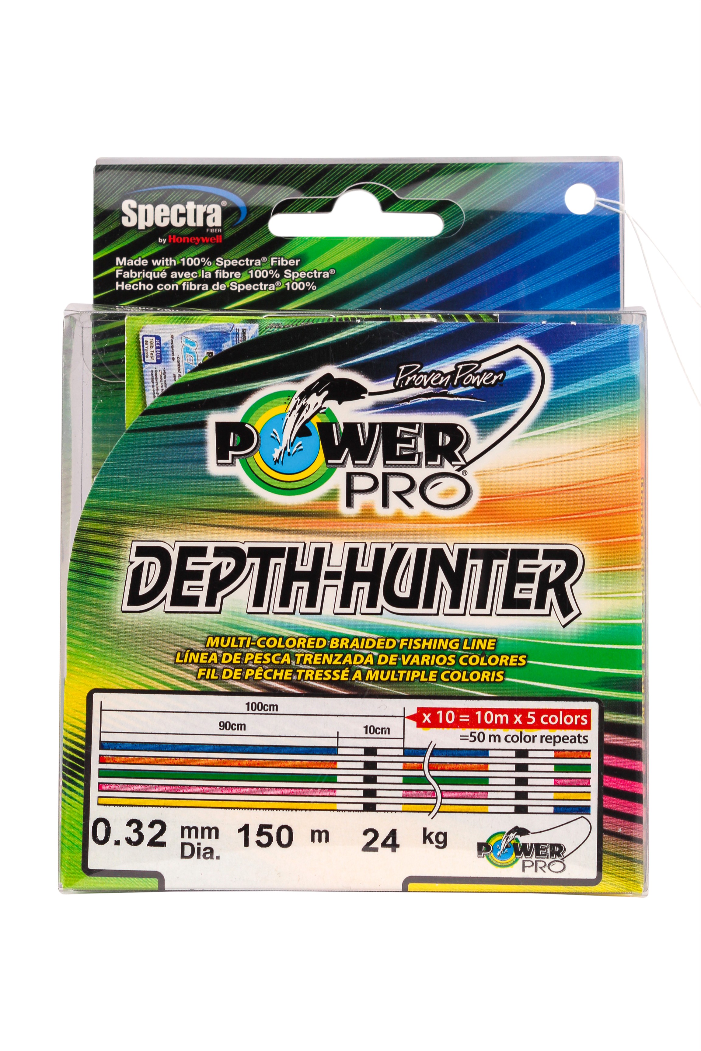 Шнур Power Pro 150м 0,32мм multicolor - фото 1