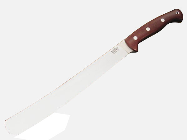Нож Bark River Golok Maroon Linen фикс. клинок сталь A2 - фото 1