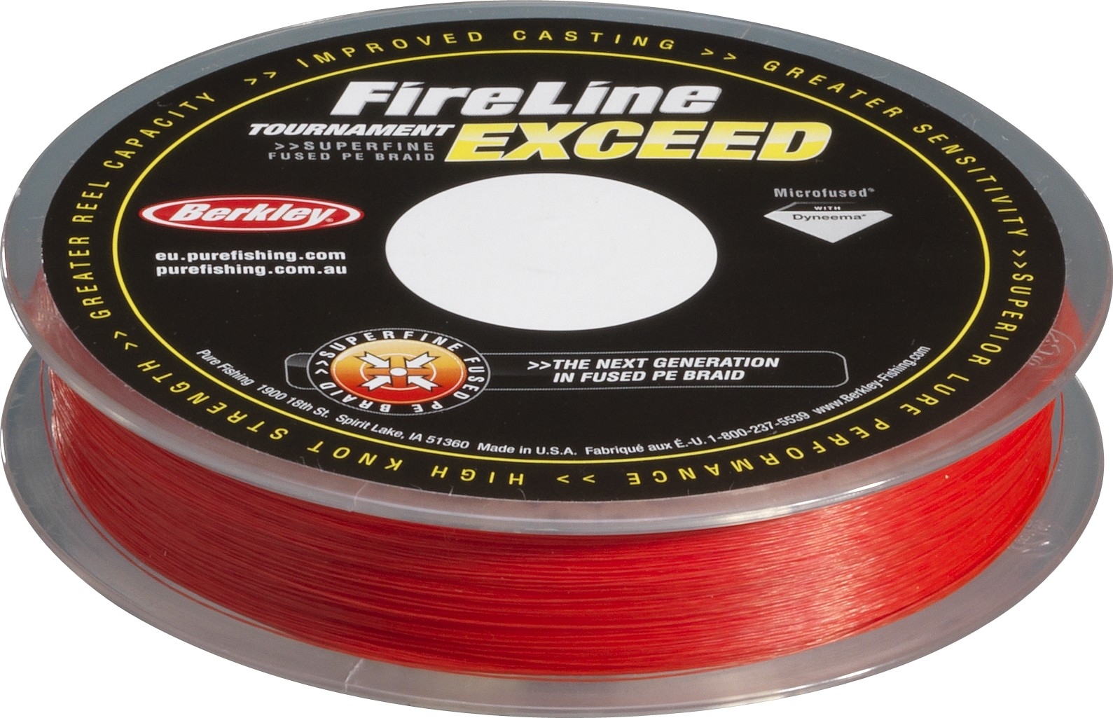 Шнур Berkley Fireline exceed red 110м 0,20мм - фото 1