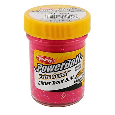 Паста Berkley Powerbait select glitter trout bait 50гр Fluo Red - фото 1