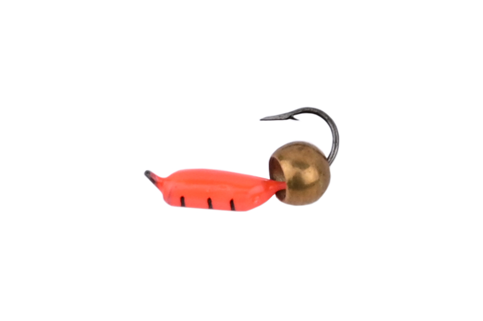 Мормышка Wormix Столбик латунный шарик красный №2 0,6гр 1/15 - похожие  товары и аналоги в магазине