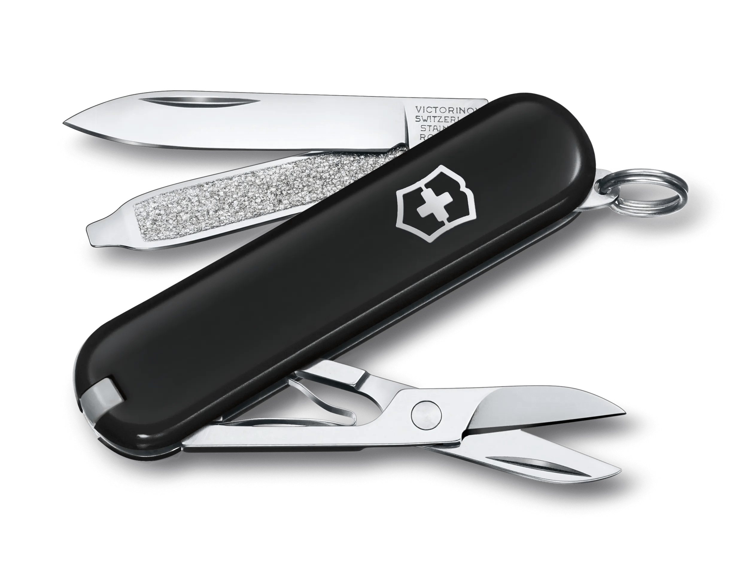 Нож Victorinox Classic Dark Illusion 58мм 7функций черный - фото 1