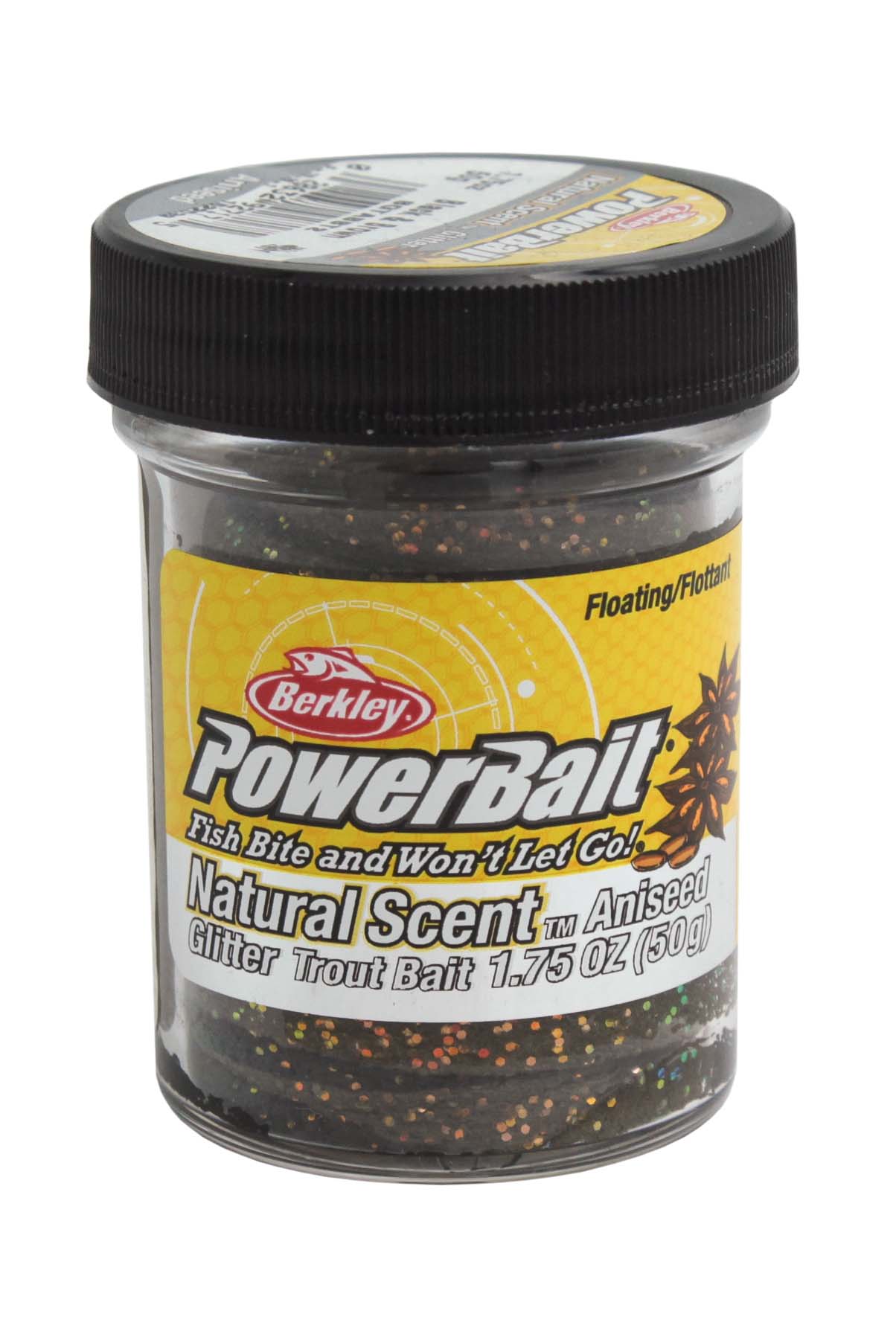 Паста Berkley Powerbait Natural Glitter Trout Bait 50гр BLACK BROWN - фото 1