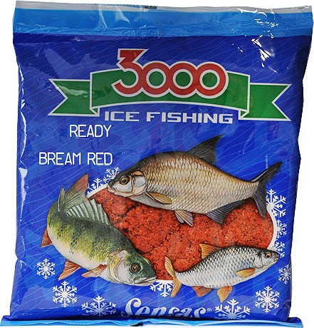Прикормка Sensas 3000 0,5кг Bream red зимняя готовая  - фото 1