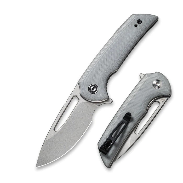 Нож Civivi Odium Flipper Knife G10 Handle (2.65&quot; D2 Blade) gray  - фото 1