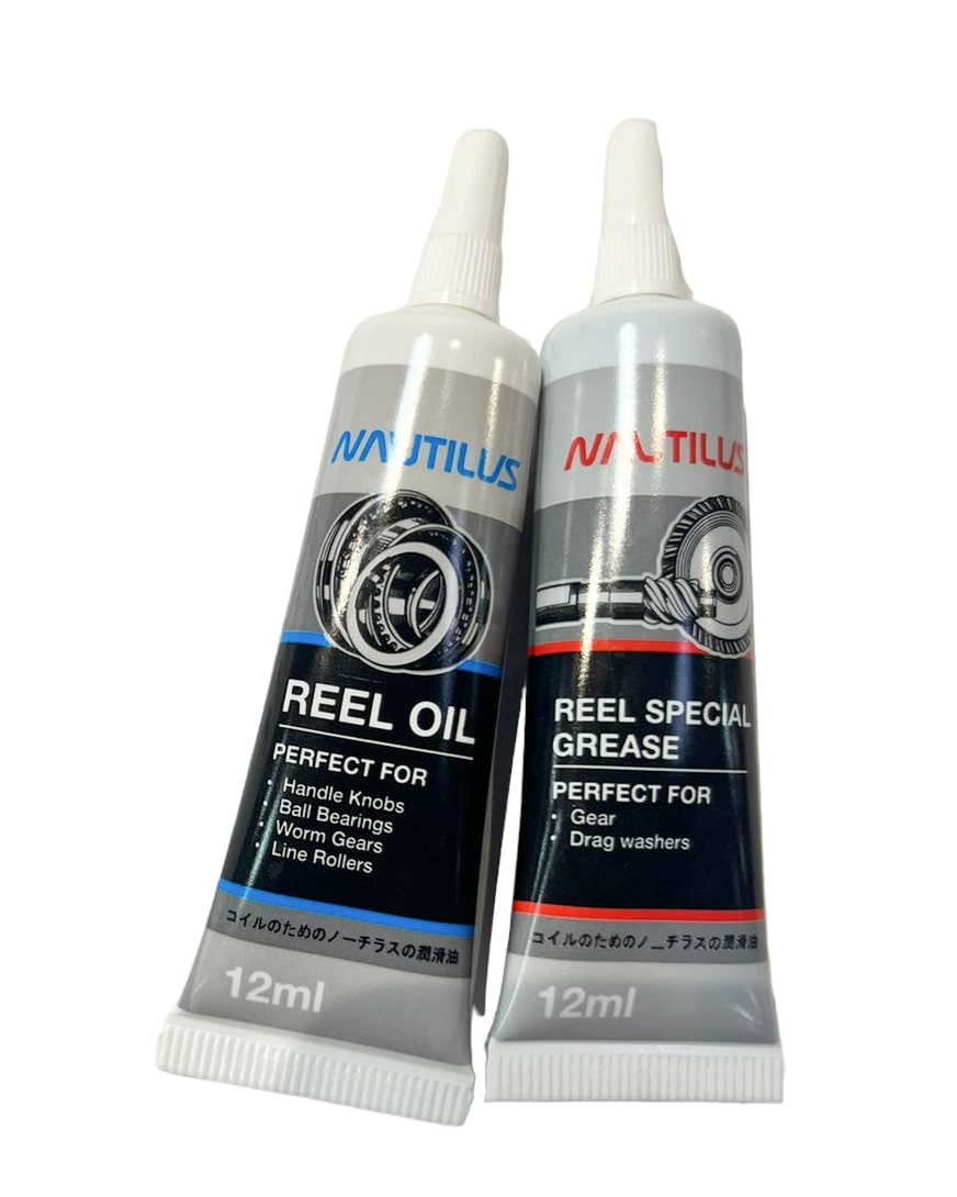 Смазка Nautilus для катушек Reel oil 12мл + Reel grease 12мл - фото 1