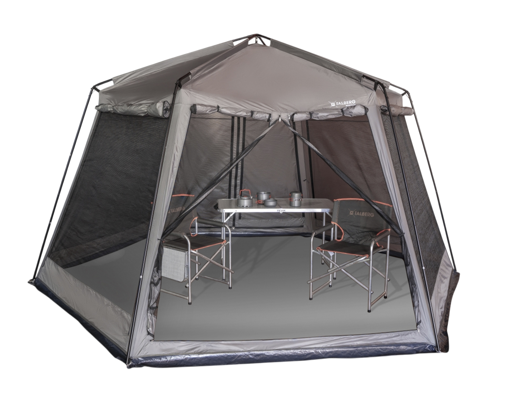 Шатёр Talberg MOSQUITO LUX серый - фото 1