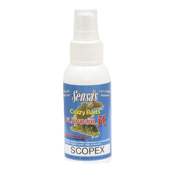 Спрей Sensas Crazy bait sprays 0,075л flavourit scopex - фото 1