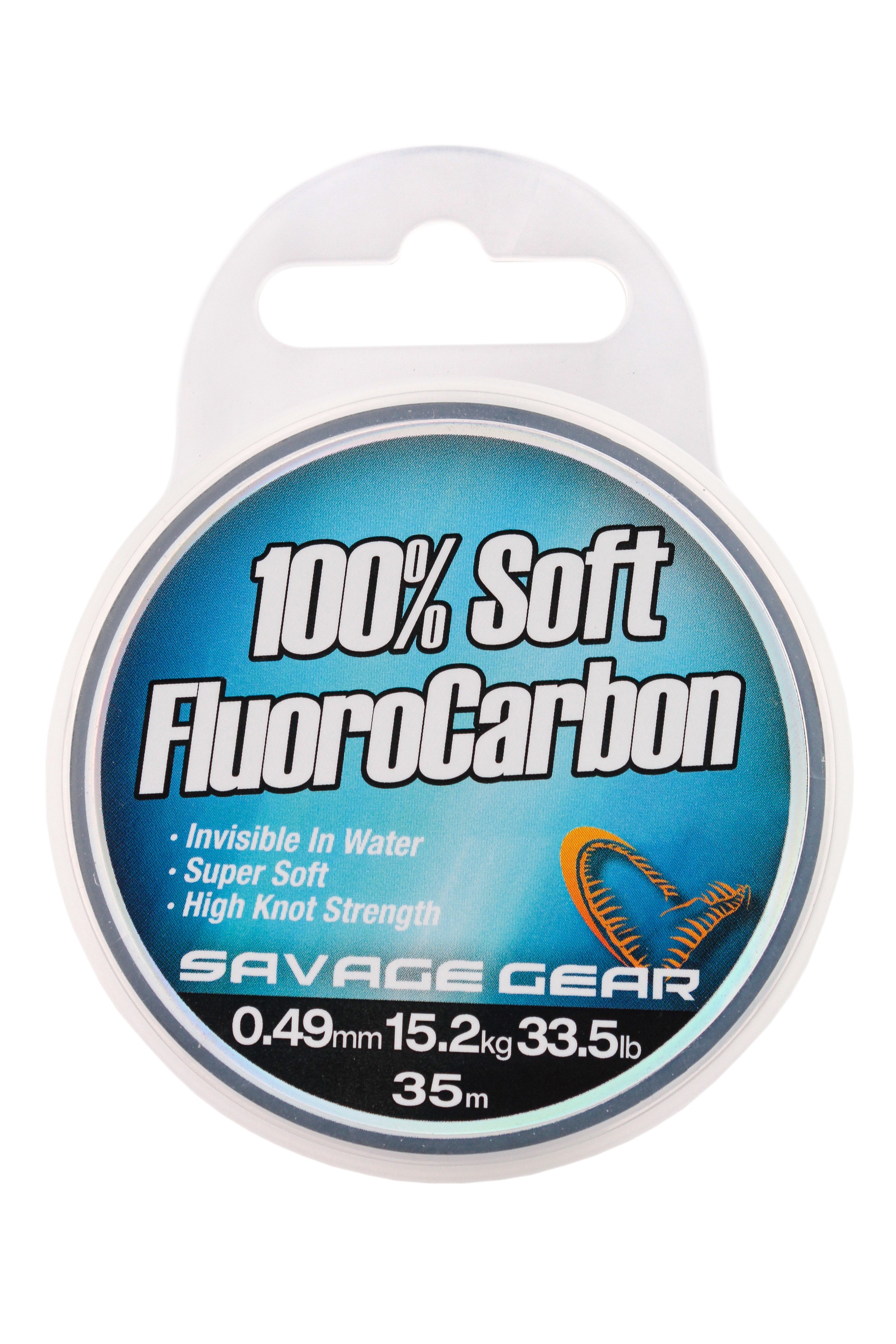 Леска Savage Gear Soft Fluoro Carbon 0.49мм 35м 33.5lb 15.2кг - фото 1