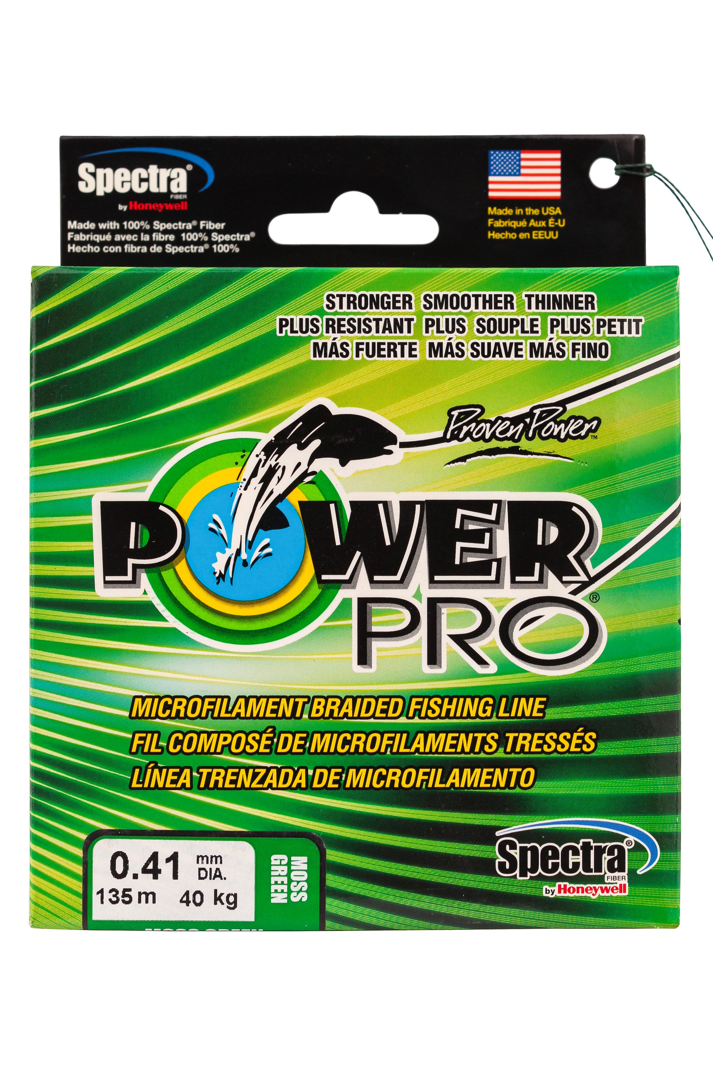 Шнур Power Pro 135м 0,41мм moss green - фото 1