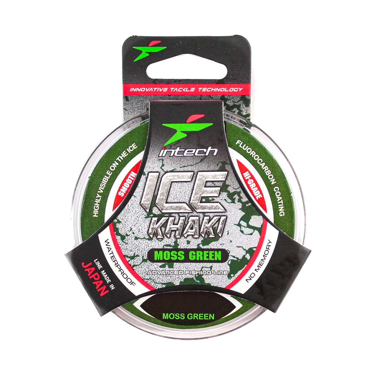 Леска Intech Ice Khaki moss green 30м 0.165мм 2.3kg - фото 1