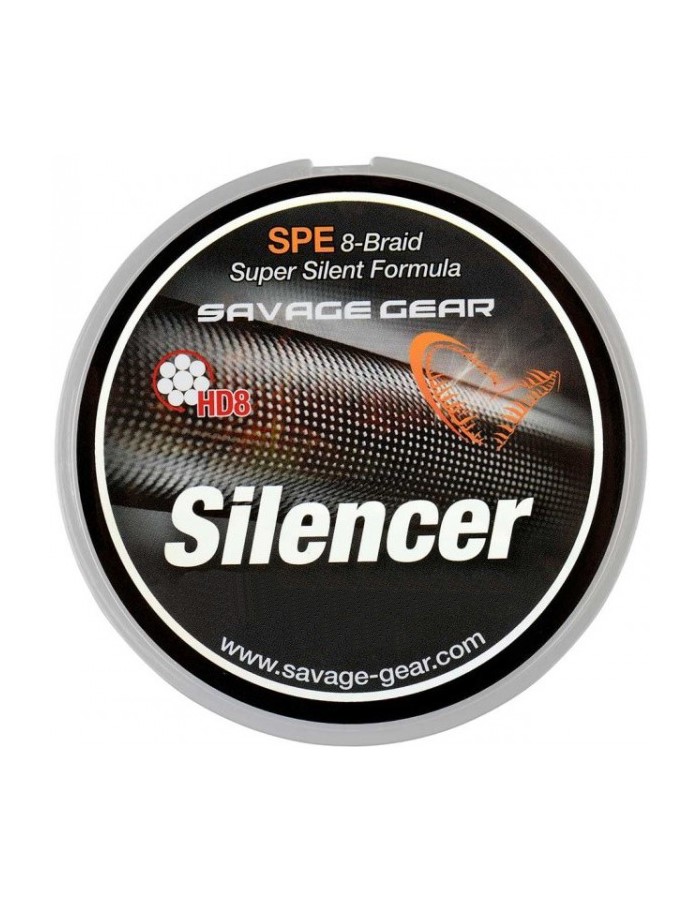 Шнур Savage Gear HD8 Silencer braid 120м 0.15мм 20lbs 9кг green - фото 1