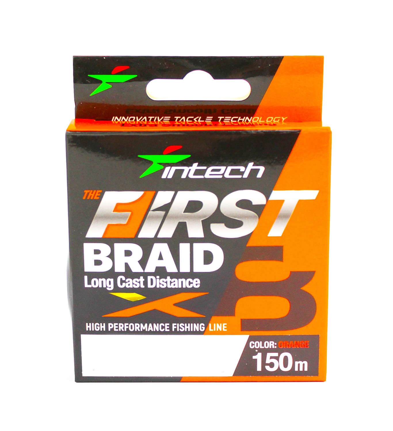 Шнур Intech First Braid X8 150м 0,8/0,148мм orange купить в  интернет-магазине