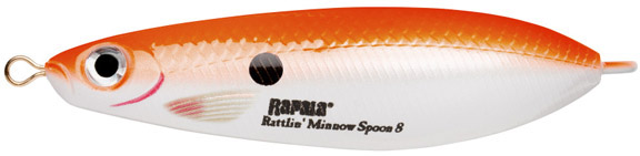 Блесна Rapala Rattlin Minnow spoon RMSR08-FRP - фото 1