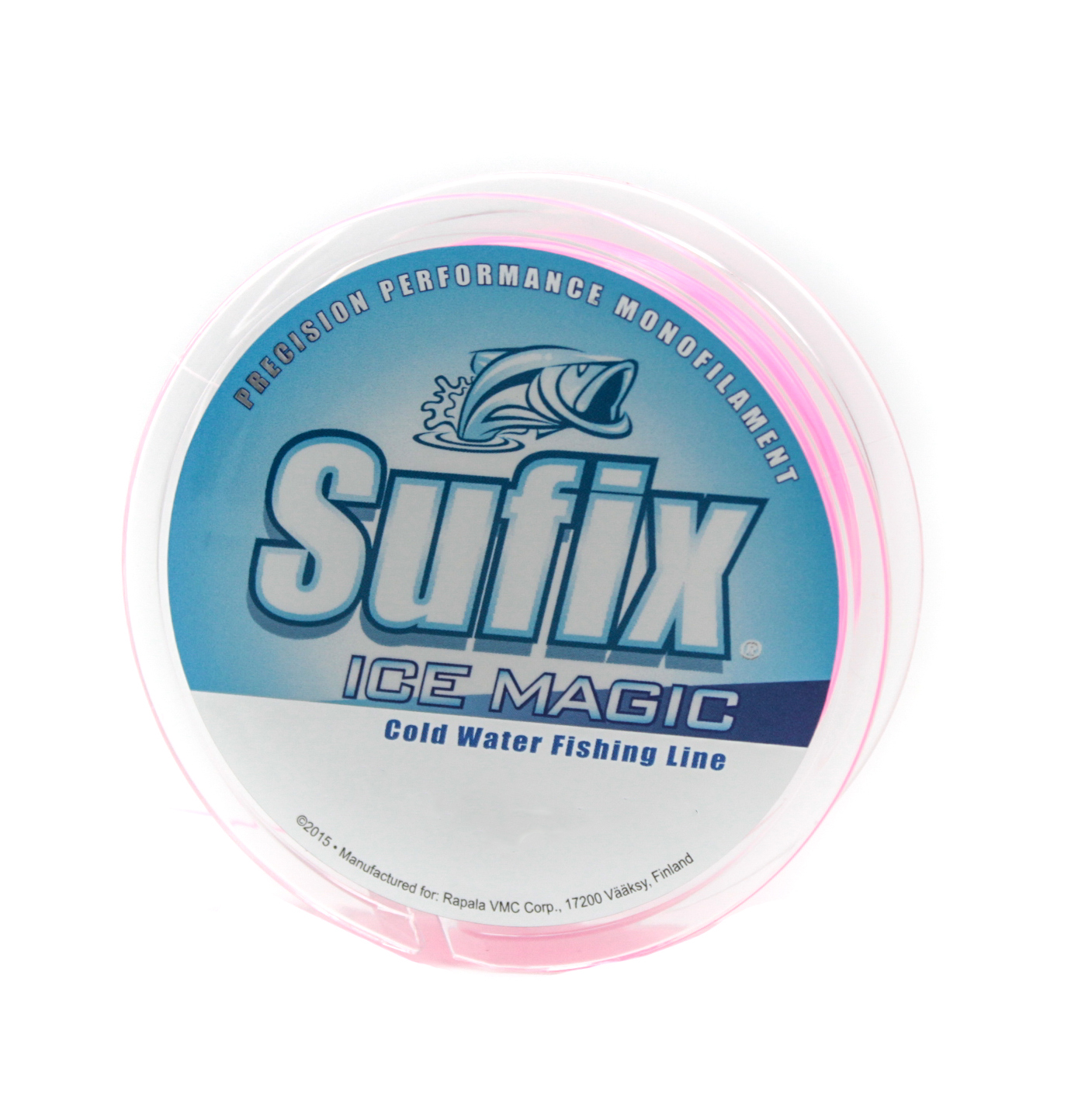 Леска Sufix SFX Ice Magic 50м 0,135мм 2,0кг бело-розовая - фото 1