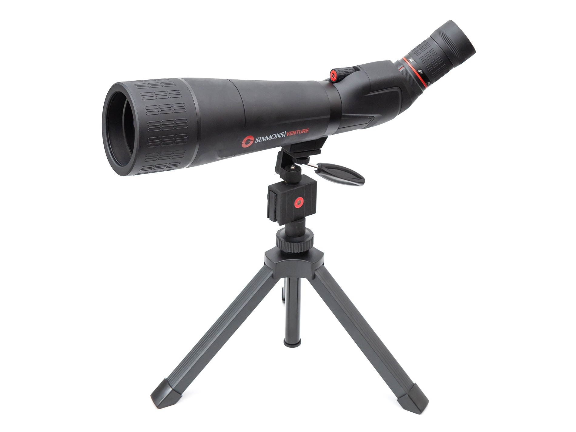 МП Зрительная труба Simmons 20-60x80 Venture Black FMC, WP,Tripod, Hard/Soft - фото 1
