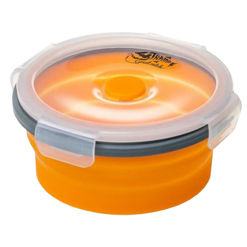 Контейнер Tramp складной с крышкой-защелкой 550мл оранжевый - фото 1