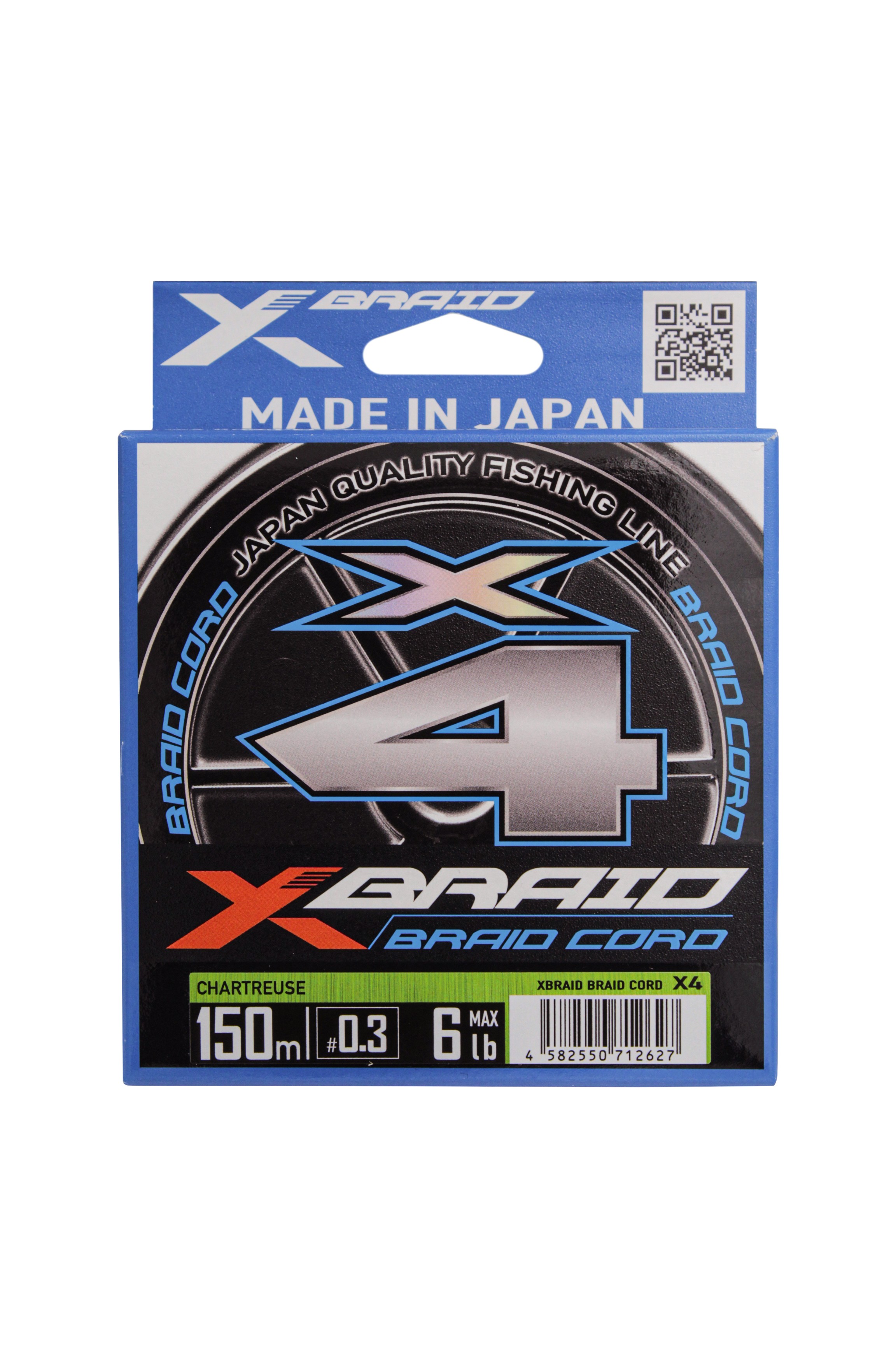 Шнур YGK X-Braid Cord X4 150м PE 0,3 - фото 1